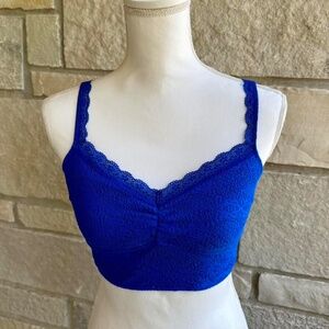 Gilly Hicks Blue Lace Bralette